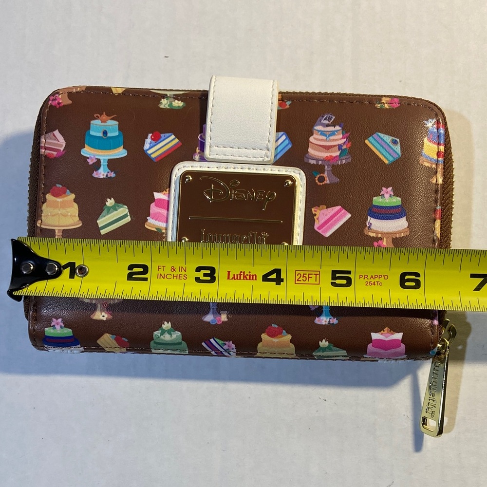 Loungefly Disney Brown and Multicolor Cake Wallet - Picture 7 of 8